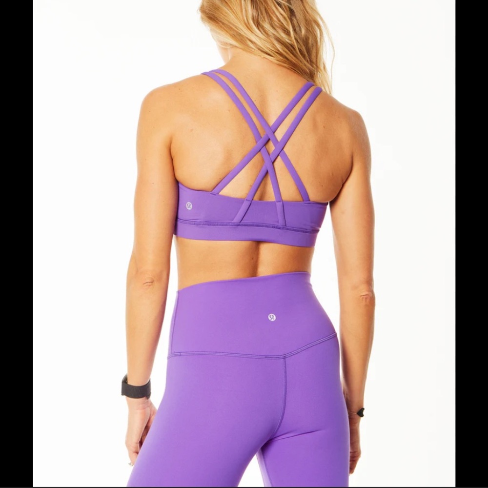 Lululemon Energy Bra Atomic
Purple size 8 activewear workout casual limited $78